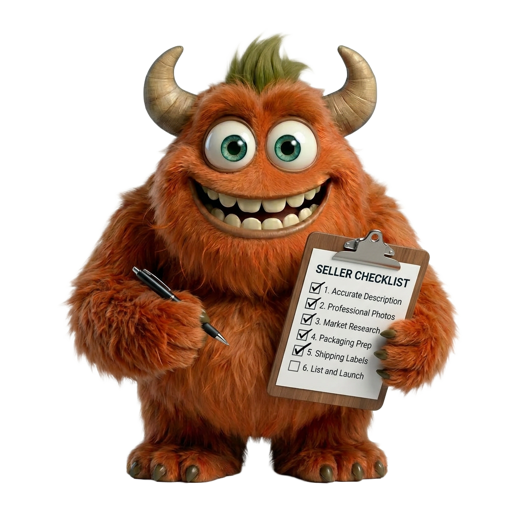 Ziggy with a seller checklist clipboard